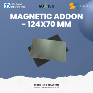 Original Energetic Resin 3D Printer Steel Bed with Magnetic AddOn - 294x168 mm
